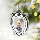 Sad,Memorial,Family,Christmas - Custom Photo I Will Hold You In My Heart - Personalized Custom Shaped Acrylic Ornament