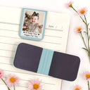 Custom Photo, Reading, Gift For Yourself, Happy - Custom Photo I'll Keep Your Pages For You - Personalized Leather Magnetic Bookmark