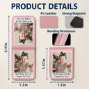 Custom Photo, Reading, Gift For Yourself, Happy - Custom Photo I'll Keep Your Pages For You - Personalized Leather Magnetic Bookmark