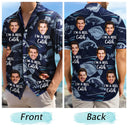 Gift For Husband, Gift For Yourself, Gift For Men, Gift For Grandpa, Fishing, Gift For Father, Dad's Hobby, Happy, Custom Photo - Custom Photo I’m A Reel Catch - Personalized Hawaiian Shirt