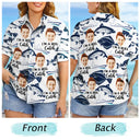 Gift For Husband, Gift For Yourself, Gift For Men, Gift For Grandpa, Fishing, Gift For Father, Dad's Hobby, Happy, Custom Photo - Custom Photo I’m A Reel Catch - Personalized Hawaiian Shirt