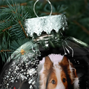 Family,Christmas,Memorial,Sad - Custom Photo I'm Always With You - Personalized Ball Ornament