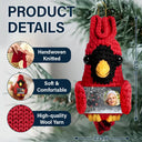 Family, Memorial, Sad, Christmas - Custom Photo I'm Always With You Memorial - Personalized Crochet Cardinal Bird Hanging Decoration