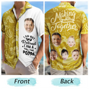 Gift For Father, Beach, Summer, Gift For Men, Dad - Children, Dad - Daughters (Adult), Dad - Sons, Happy, Custom Photo - Custom Photo I’m Not Retired - Personalized Hawaiian Shirt