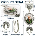 Graduation, Gift For Yourself, Custom Photo, Memorial, Sad - Custom Photo If Heaven Weren't So Far Away - Personalized Graduation Tassel Charm