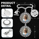 Graduation, Gift For Yourself, Custom Photo, Memorial, Sad - Custom Photo If Heaven Weren't So Far Away - Personalized Graduation Tassel Pin