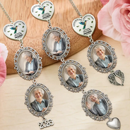 Graduation,Memorial,Gift For Yourself,Gift For Daughter,Gift For Son,Sad,Photo,Vector - Custom Photo In Loving Memory Of - Personalized Graduation Tassel Charm