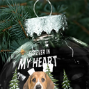 Dog Lovers,Pet Lovers,Christmas,Cat Lovers,Memorial,Sad - Custom Photo In Loving Memory Pet - Personalized Ball Ornament