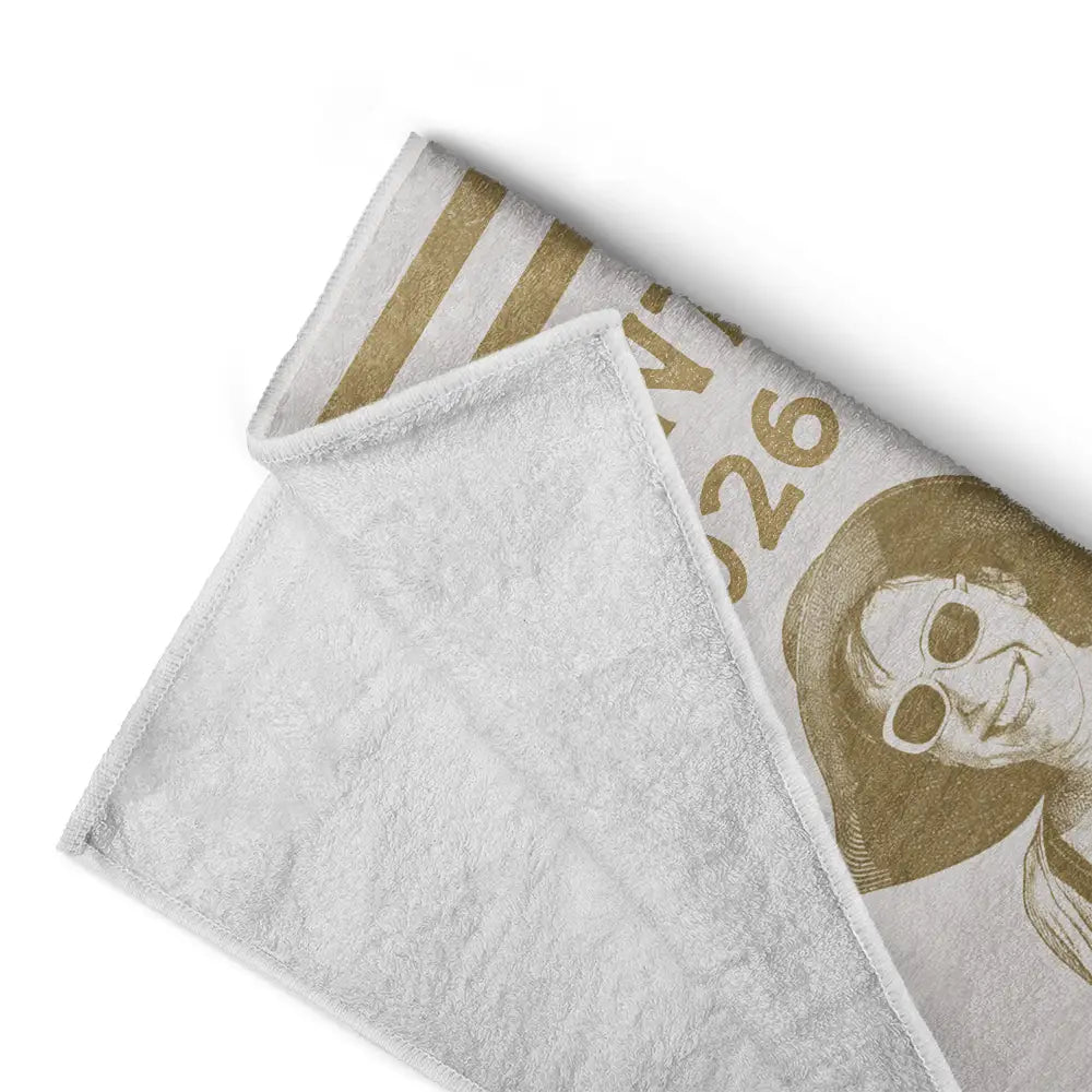 Parents,Gift For Women,Gift For Yourself,Gift For Sibling,Gift For Sisters,Gift For Brothers,Family,Gift For Bestie,Gifts For Colleagues,Summer,Beach,Happy - Custom Photo Ink Drawing Girls Trip Family Trip Beach Vacation - Personalized Beach Towel