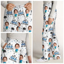 Gift For Father,Dad,Children - Custom Photo Just A Dad And His Girl - Personalized Pajama Pants