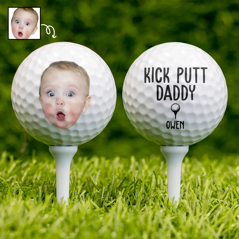 Custom Photo Kick Putt Daddy - Personalized Golf Ball – Wander Prints