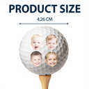 Sport Dad,Golf,Gift For Father,Gift For Men - Custom Photo Kick Putt Daddy - Personalized Golf Ball