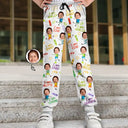 Custom Photo,Gift For Kids,Gift For Grandkids,Back To School,Happy - Custom Photo Kid Affirmations I Am Kind - Personalized Sweatpants