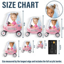 Adorable,Back To School,Custom Photo,Gift For Kids,Cut-Face Photo - Custom Photo Kid Riding Truck Car - Personalized Acrylic Magnet