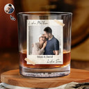 Gift For Father,Gift For Mother,Love - Custom Photo Like Mother Like Daughter - Personalized Whiskey Glass
