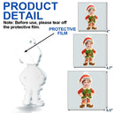 Gift For Kids, Gift For Grandkids, Christmas, Top Market, Happy - Custom Photo Little Elf Kids - Personalized Custom Shaped Acrylic Ornament