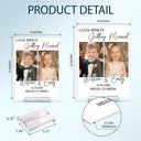 Humorous, Custom Photo, Gift For Couples, Wedding, Dynamic Photo - Custom Photo Look Who's Getting Married Couple - Personalized Vertical Rectangle Acrylic Plaque