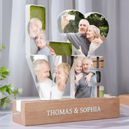 Gift For Couples,Love,Non-Eng,Gift For Husband,Gift For Wife,Gift For Boyfriend,Gift For Girlfriend,LGBT - Custom Photo Love You And Keep You Forever - Personalized Custom Shaped LED Light