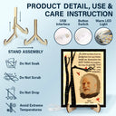 Gift For Yourself, Gift For Mother, Gift For Father, Gift For Daughter, Gift For Son, Gift For Sibling, Gift For Sisters, Gift For Brothers, Gift For Bestie, Memorial, Sad - Custom Photo Memorial A Limb Has Fallen - Personalized LED Light Wooden Plaque