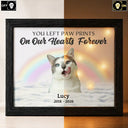 Christmas,Custom Photo,Sympathetic,Pet Lovers,Memorial,Remove BG Photo - Custom Photo Memorial Forever In My Heart - Personalized LED Light Shadow Box