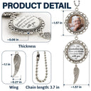 Custom Photo, Memorial, Graduation, Gift For Yourself, Gift For Mother, Sad - Custom Photo Memorial Graduation Follow Your Dreams - Personalized Photo Pendant Charm