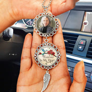 Memorial,Custom Photo,Gift For Father,Gift For Mother,Family,Sad - Custom Photo Memorial I'm Always With You - Personalized Photo Pendant Charm