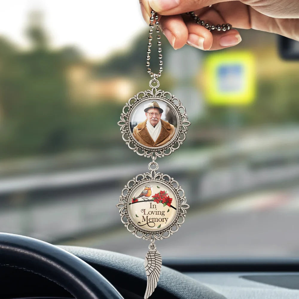 Memorial,Custom Photo,Gift For Father,Gift For Mother,Family,Sad - Custom Photo Memorial I'm Always With You - Personalized Photo Pendant Charm