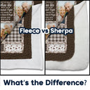 Top Market,Custom Photo,Family,Memorial,Gift For Women,Gift For Men,Sad,Christmas - Custom Photo Memorial When You Really Miss Me Hug This Blanket - Personalized Fleece Blanket, Sherpa Blanket