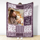 Pet Lovers,Pet Mom,Pet Dad,Pet Couple,Dog Lovers,Dog Mom,Dog Dad,Dog Couple,Cat Lovers,Cat Mom,Cat Dad,Cat Couple,Memorial,Custom Photo,Sad,Christmas - Custom Photo Memorial You Were My Favorite Hello And Hardest Goodbye - Personalized Fleece Blanket, Sherpa Blanket