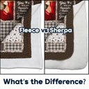 Pet Lovers,Pet Mom,Pet Dad,Pet Couple,Dog Lovers,Dog Mom,Dog Dad,Dog Couple,Cat Lovers,Cat Mom,Cat Dad,Cat Couple,Memorial,Custom Photo,Sad,Christmas - Custom Photo Memorial You Were My Favorite Hello And Hardest Goodbye - Personalized Fleece Blanket, Sherpa Blanket