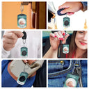 Custom Photo,New Dad,New Mom,New baby,Photo,Moon Phase - Custom Photo Moon Phase The Day You Became My Mom - Personalized Aluminum Keychain