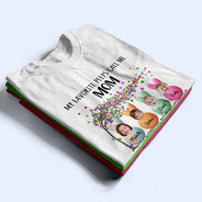 Funny,Gift For Mother,Gift For Grandma,Gift For Wife,Easter - Custom Photo My Favorite Peeps Call Me Grandma - Personalized T Shirt