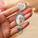 Graduation, Gift For Yourself, Custom Photo, Memorial, Sad - Custom Photo No Longer By Myself - Personalized Graduation Tassel Charm