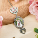 Graduation, Gift For Yourself, Custom Photo, Memorial, Sad - Custom Photo No Longer By Myself - Personalized Graduation Tassel Charm