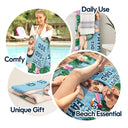 Gift For Men, Gift For Father, Funny, Summer - Custom Photo Not A Dad Bod - Personalized Beach Towel