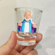 Retirement,Funny,Custom Photo - Custom Photo Not My Problem Anymore Happy Retirement - Personalized Shot Glass