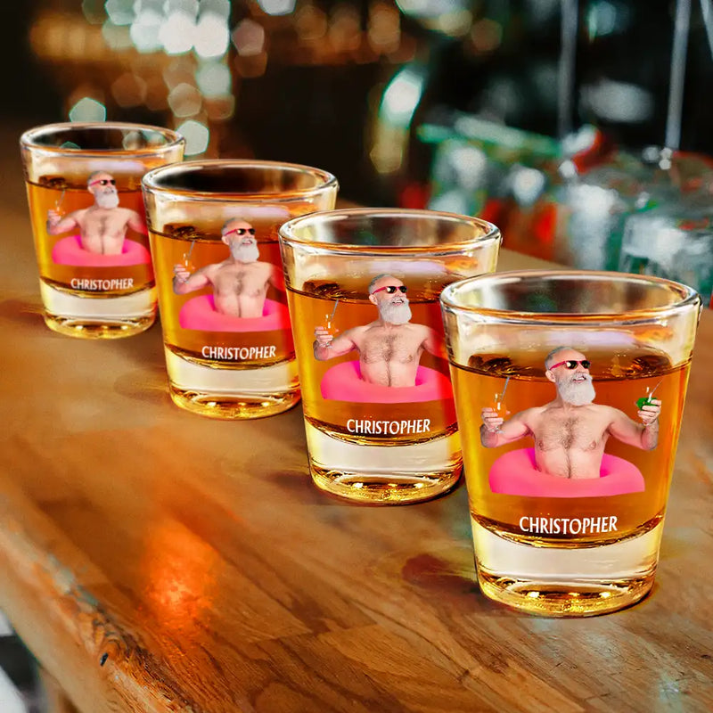 Retirement,Funny,Custom Photo - Custom Photo Not My Problem Anymore Happy Retirement - Personalized Shot Glass