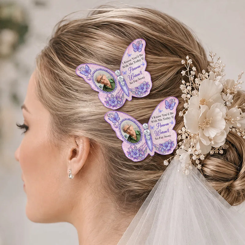 Sentimental,Custom Photo,Family,Wedding,Upload Full Photo - Custom Photo On Your Wedding Day Know That My Heart Is There - Personalized Brooch