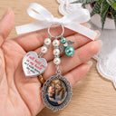 Sentimental,Custom Photo,Family,Wedding,Upload Full Photo - Custom Photo I'm Always With You Cardinal Bird - Personalized Photo Bouquet Charm