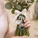 Sentimental,Custom Photo,Family,Wedding,Upload Full Photo - Custom Photo I'm Always With You Cardinal Bird - Personalized Photo Bouquet Charm