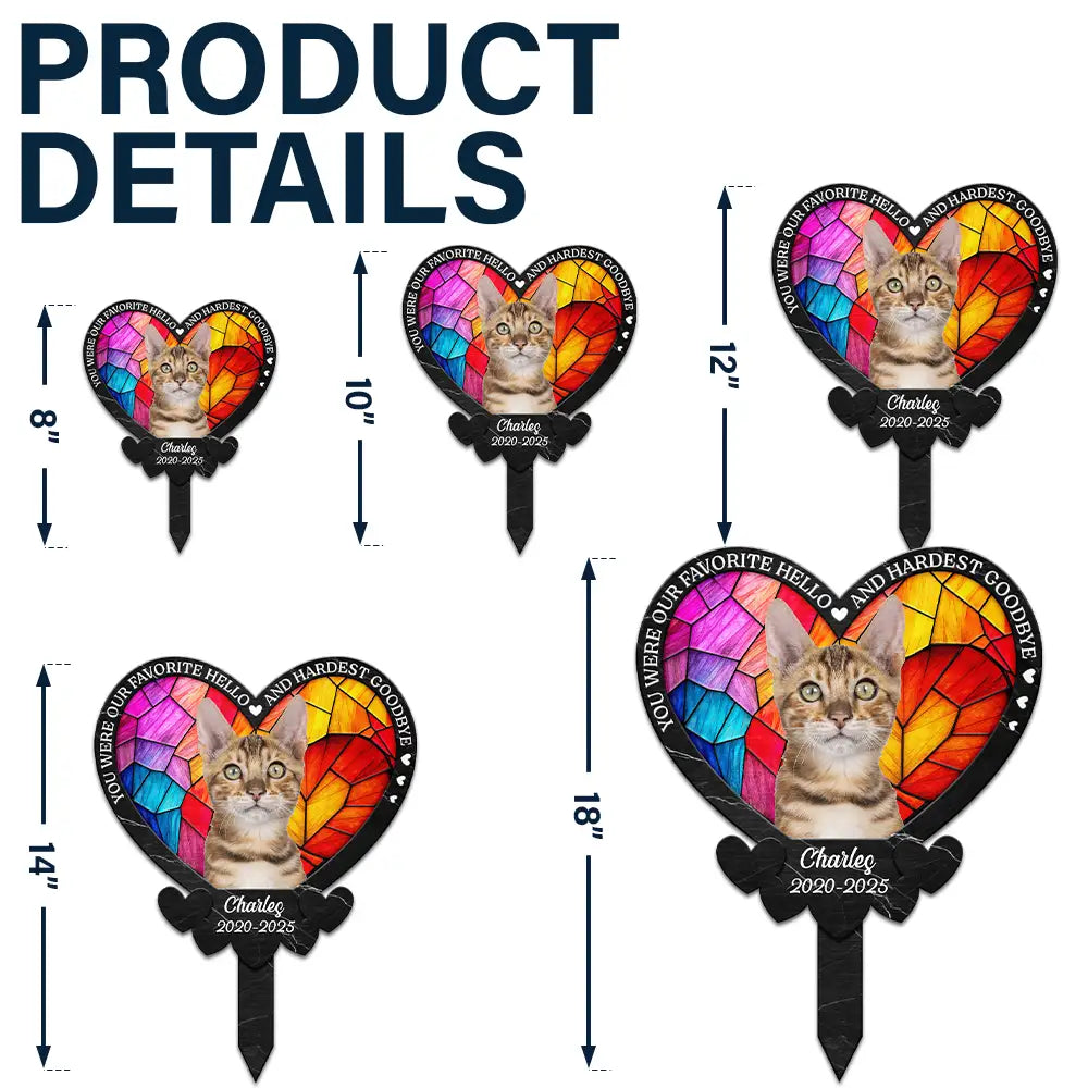 Memorial, Pet Lovers - Custom Photo Once By My Side Forever In My Heart - Personalized Metal Garden Stakea