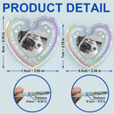 Pet Lovers,Pet Mom,Pet Dad,Pet Couple,Dog Lovers,Dog Mom,Dog Dad,Dog Couple,Cat Lovers,Cat Mom,Cat Dad,Cat Couple,Gift For Women,Gift For Men,Memorial,Sad,Christmas - Custom Photo Once By My Side Forever In My Heart Memorial - Personalized Heart Shaped Glass Ornament