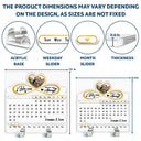 Christmas, Gift For Couples, Happy, Love - Custom Photo Our Love Is Timeless - Personalized Acrylic Perpetual Desk Calendar