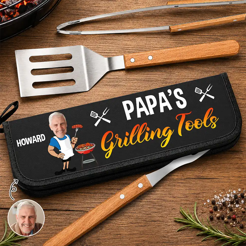 Custom Grilling Tools BBQ Tool Set – Wander Prints