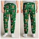 Pet Lovers, Custom Photo, Happy - Custom Photo Paw Prints In My Heart Pet Mom Dad Dog Cat Lover - Personalized Pajama Pants