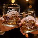 Custom Photo, Gift For Father, Happy - Custom Photo Pencil Drawing Best Dad Ever I Love You - Personalized Engraved Whiskey Glass