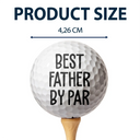 Happy,Sport Dad,Golf,Gift For Father,Gift For Men - Custom Photo Pencil Drawing Best Daddy By Par - Personalized Golf Ball