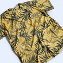 Pet Lovers, Family, Summer - Custom Photo Pencil Drawing Palm Leaf Vacation Vibe - Personalized Full Print T Shirt