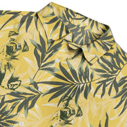 Pet Lovers,Family,Summer - Custom Photo Pencil Drawing Palm Leaf Vacation Vibe - Personalized Hawaiian Shirt
