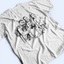 Art Design, Gift For Bestie, Playful, Cruising, Custom Photo, Summer, Photo - Pencil Sketch - Remove BG - Custom Photo Pencil Sketch - Personalized T Shirt